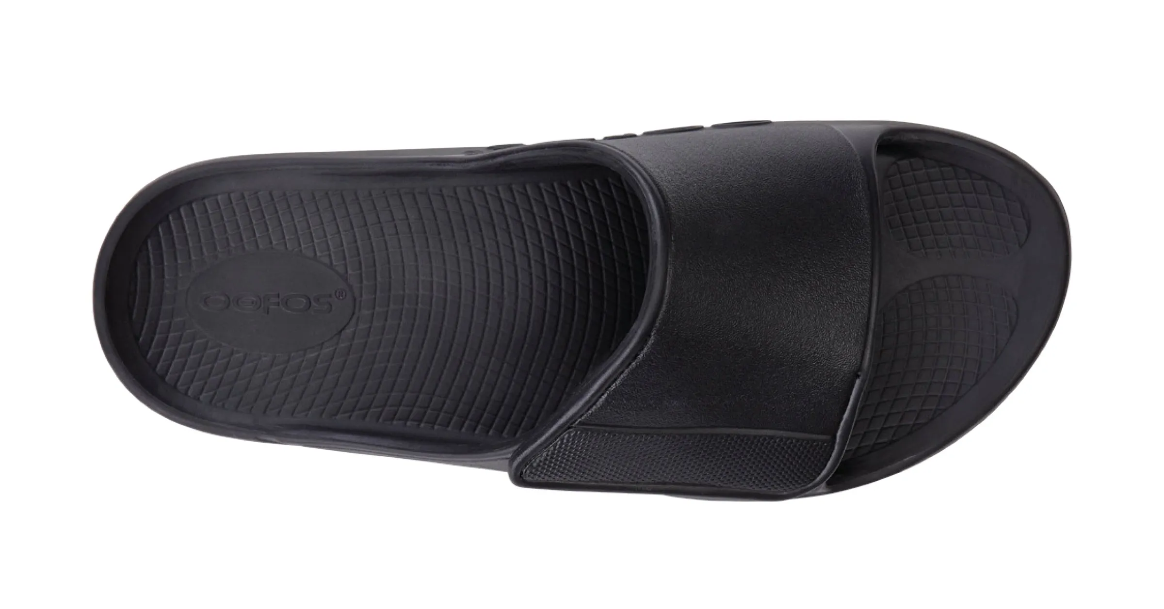 Women's OOahh Sport Flex Slide Sandal - Matt Black
